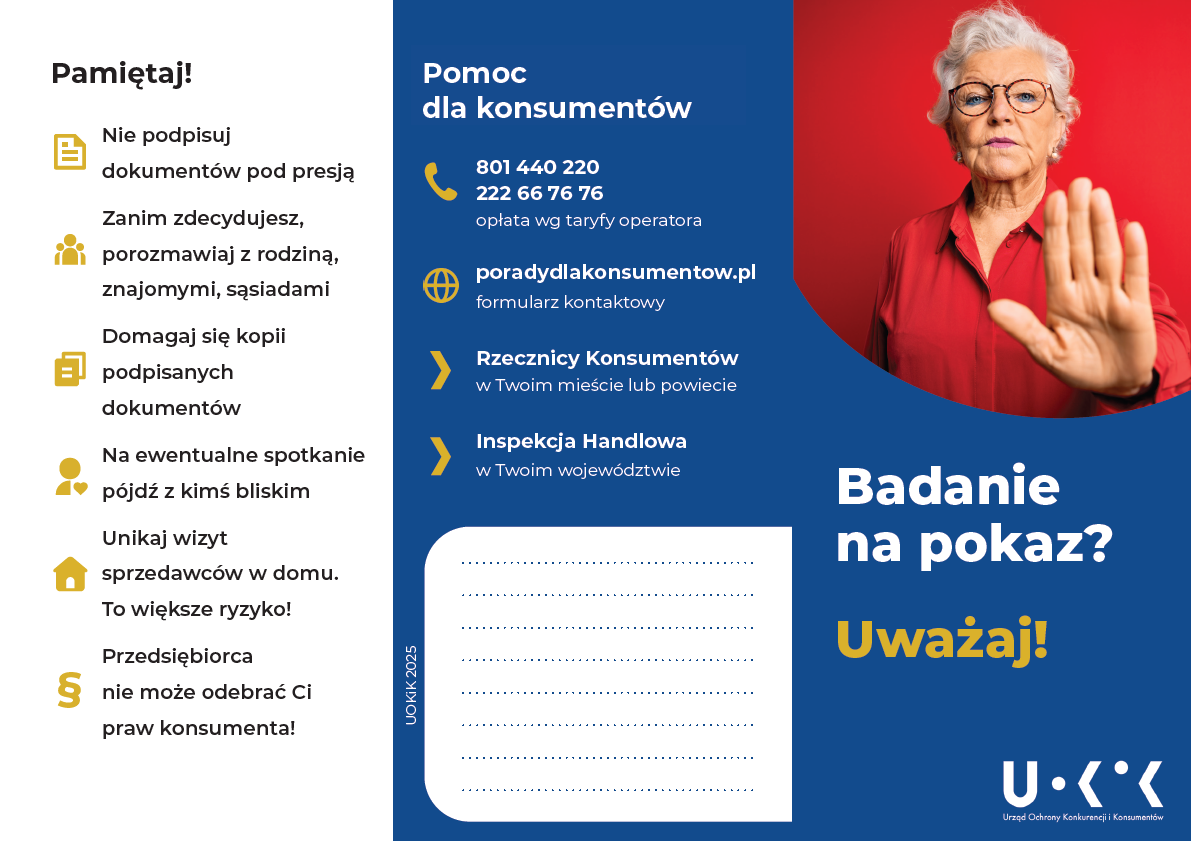 Badanie na pokaz? Uważaj!