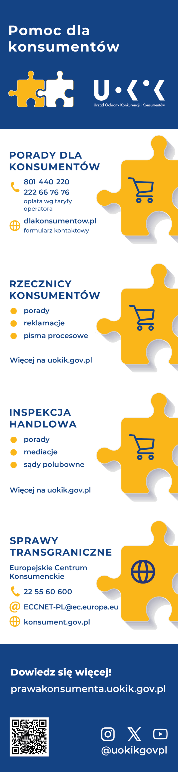 Pomoc dla konsumentów, ulotka